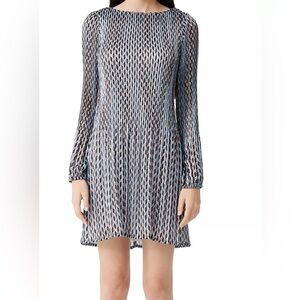 Maje Rockilane Short Pleated Dress, NWT, XS